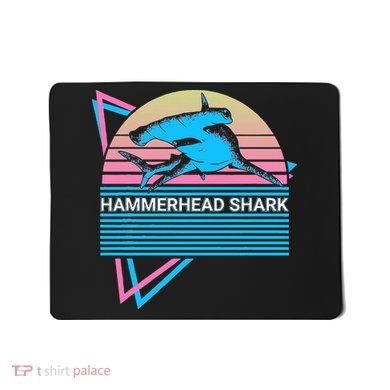 Hammerhead Shark Retro Mousepad