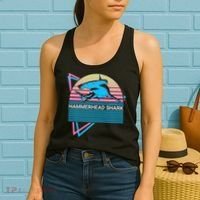 Hammerhead Shark Retro Women's Tank Top thumb 2