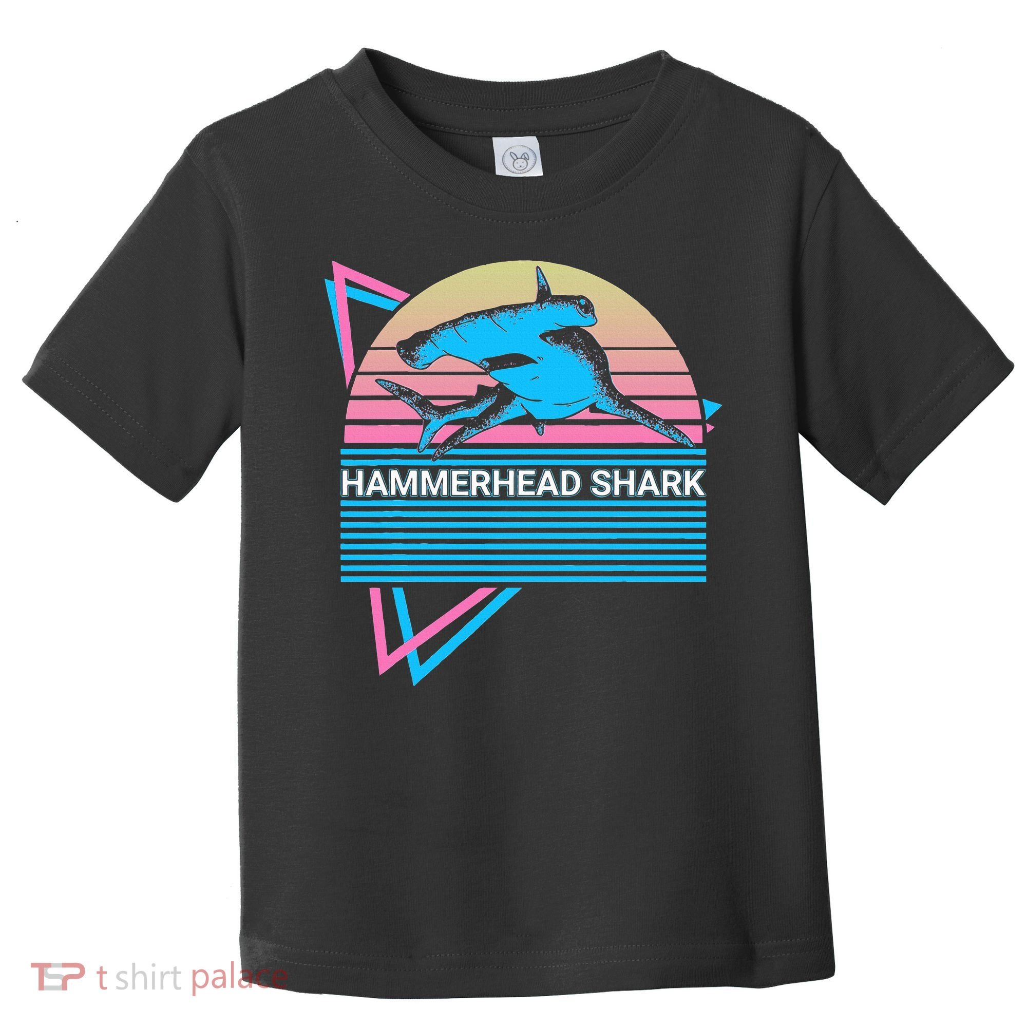 Hammerhead Shark Retro Toddler T-Shirt