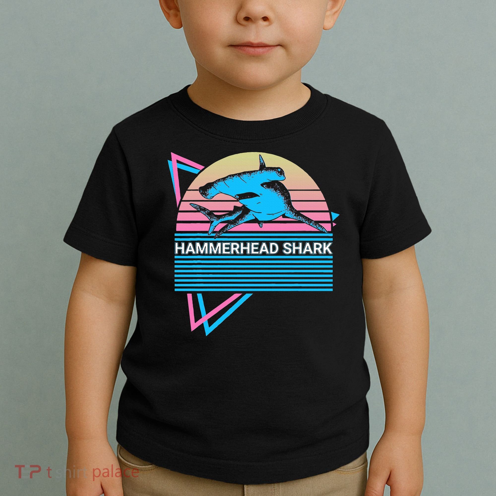 Hammerhead Shark Retro Toddler T-Shirt