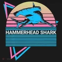 Hammerhead Shark Retro Women's T-Shirt thumb 6