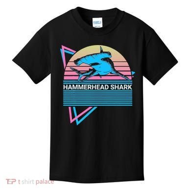 Hammerhead Shark Retro Kids T-Shirt