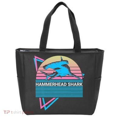 Hammerhead Shark Retro Tote Bag
