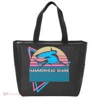 Hammerhead Shark Retro Tote Bag thumb 0