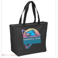 Hammerhead Shark Retro Tote Bag thumb 2