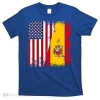 Half Spaniard Spanish Flag Vintage Spain Usa Gift T-Shirt thumb 0