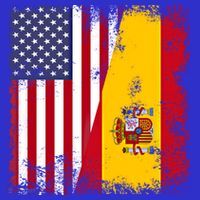 Half Spaniard Spanish Flag Vintage Spain Usa Gift T-Shirt thumb 7