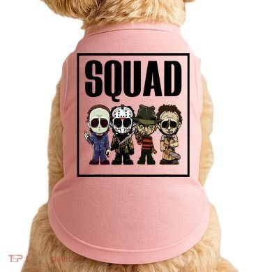 Halloween Shirt Squad Horror Character Doggie Tank