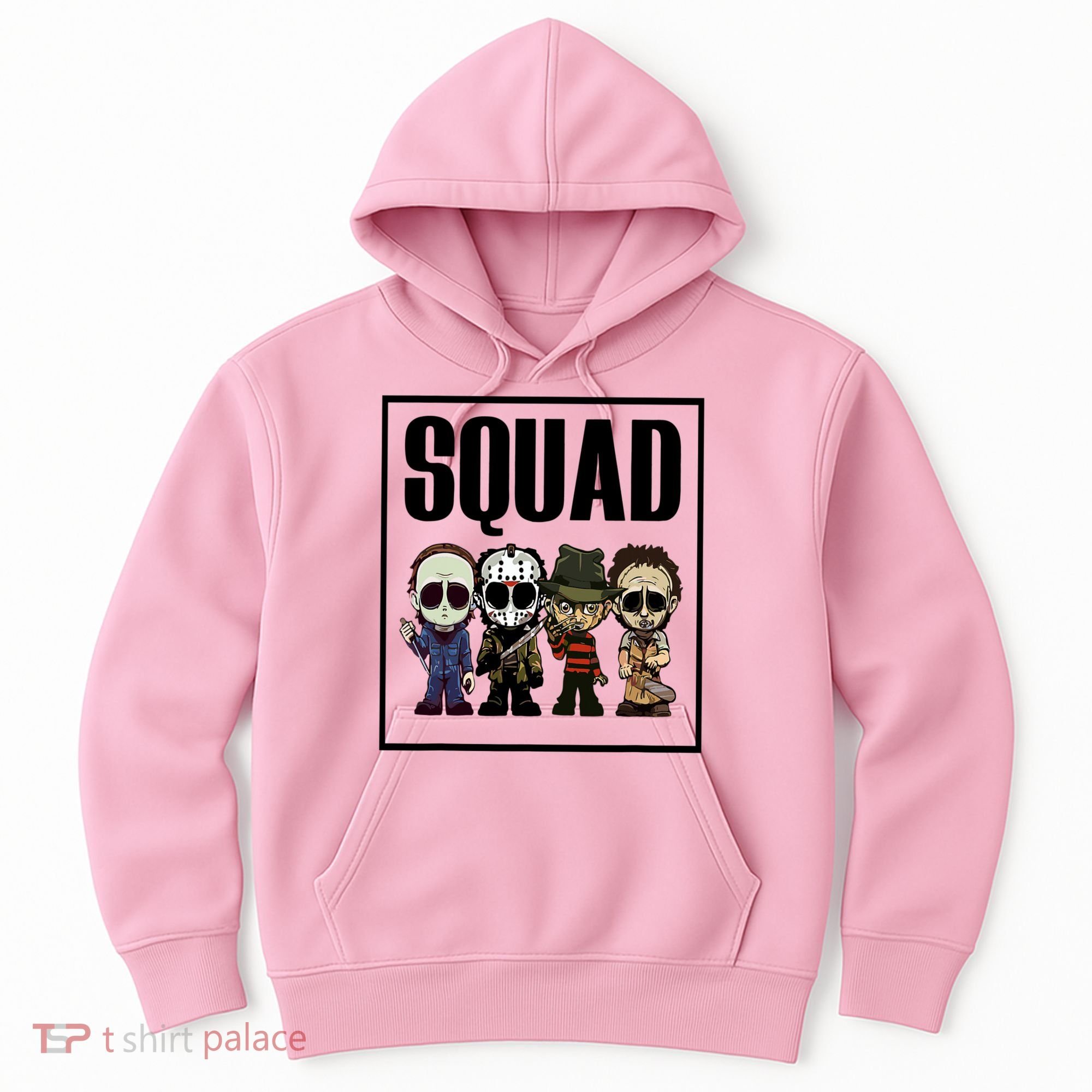 Halloween Shirt Squad Horror Character Hoodie