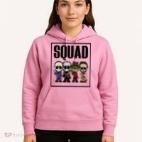 Halloween Shirt Squad Horror Character Hoodie thumb 5