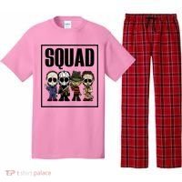 Halloween Shirt Squad Horror Character Pajama Set thumb 0