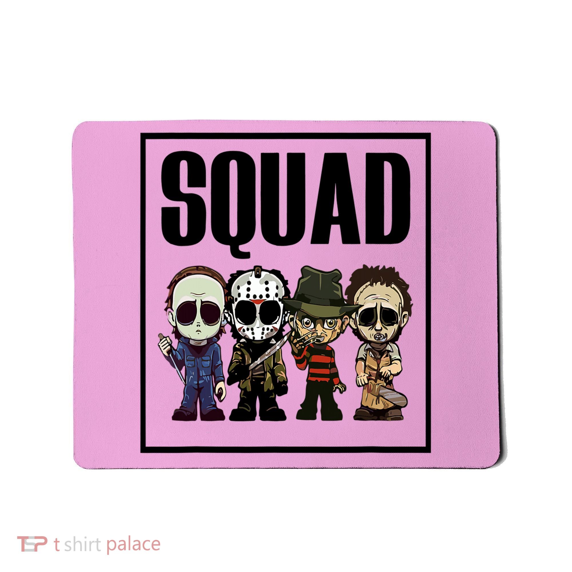 Halloween Shirt Squad Horror Character Mousepad