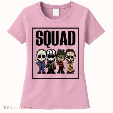 Halloween Shirt Squad Horror Character Women's T-Shirt