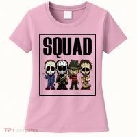 Halloween Shirt Squad Horror Character Women's T-Shirt thumb 0