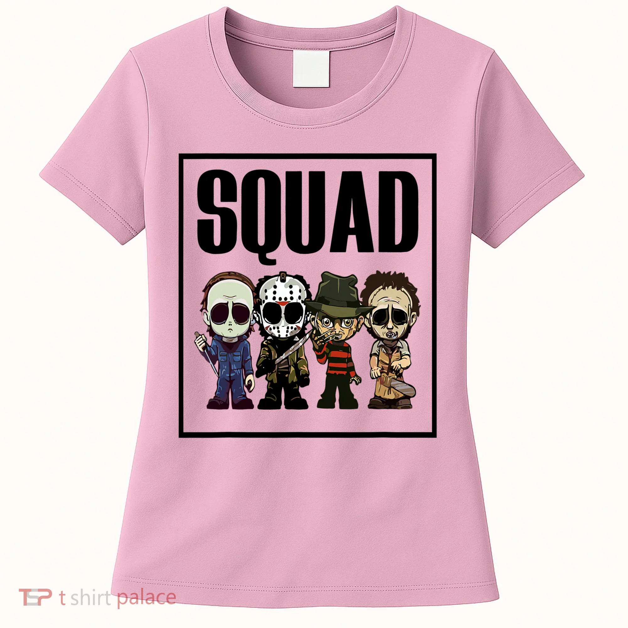 Halloween Shirt Squad Horror Character Women's T-Shirt