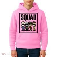 Halloween Shirt Squad Horror Character Kids Hoodie thumb 4