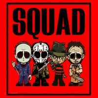 Halloween Shirt Squad Horror Character Santa Hat thumb 1