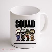 Halloween Shirt Squad Horror Character Coffee Mug thumb 1