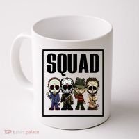 Halloween Shirt Squad Horror Character Coffee Mug thumb 0
