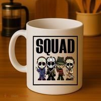 Halloween Shirt Squad Horror Character Coffee Mug thumb 4