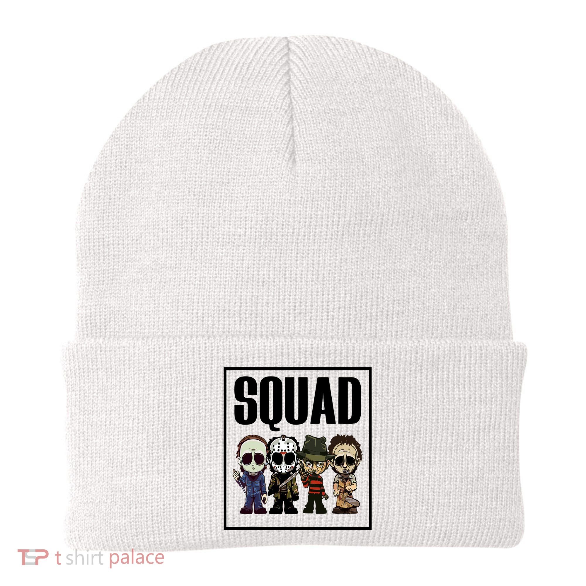 Halloween Shirt Squad Horror Character Beanie