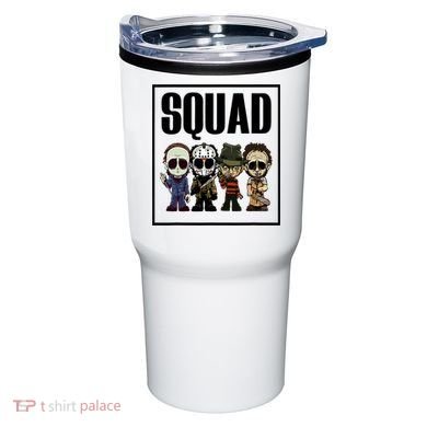 Halloween Shirt Squad Horror Character Tumbler