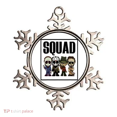 Halloween Shirt Squad Horror Character Ornament