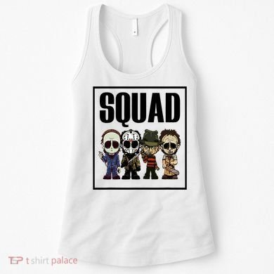 Halloween Shirt Squad Horror Character Women's Tank Top