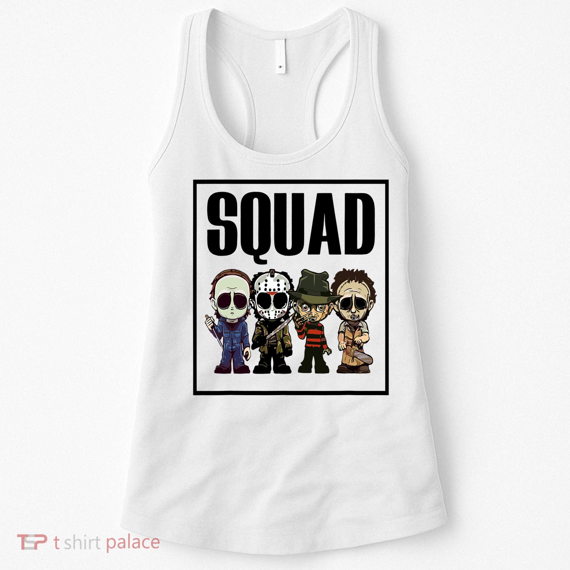Halloween Shirt Squad Horror Character Women's Tank Top