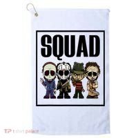 Halloween Shirt Squad Horror Character Golf Towel thumb 0