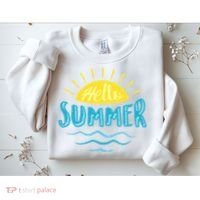 Hello Summer Sunset Sweatshirt thumb 2