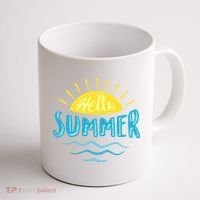 Hello Summer Sunset Coffee Mug thumb 1
