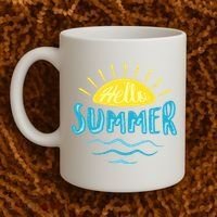Hello Summer Sunset Coffee Mug thumb 2