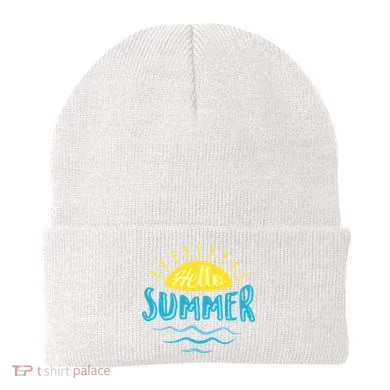 Hello Summer Sunset Beanie
