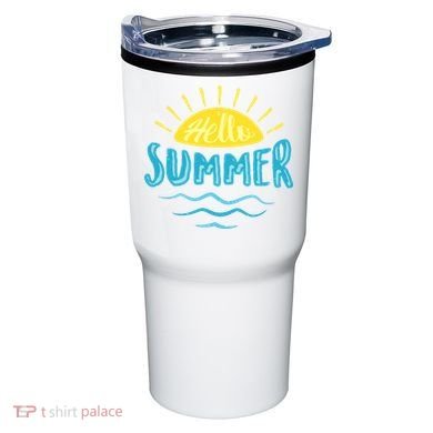 Hello Summer Sunset Tumbler