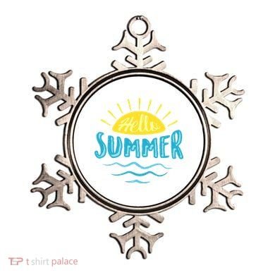 Hello Summer Sunset Ornament