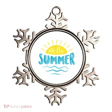 Hello Summer Sunset Ornament