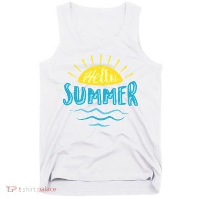Hello Summer Sunset Tank Top