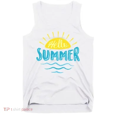 Hello Summer Sunset Tank Top