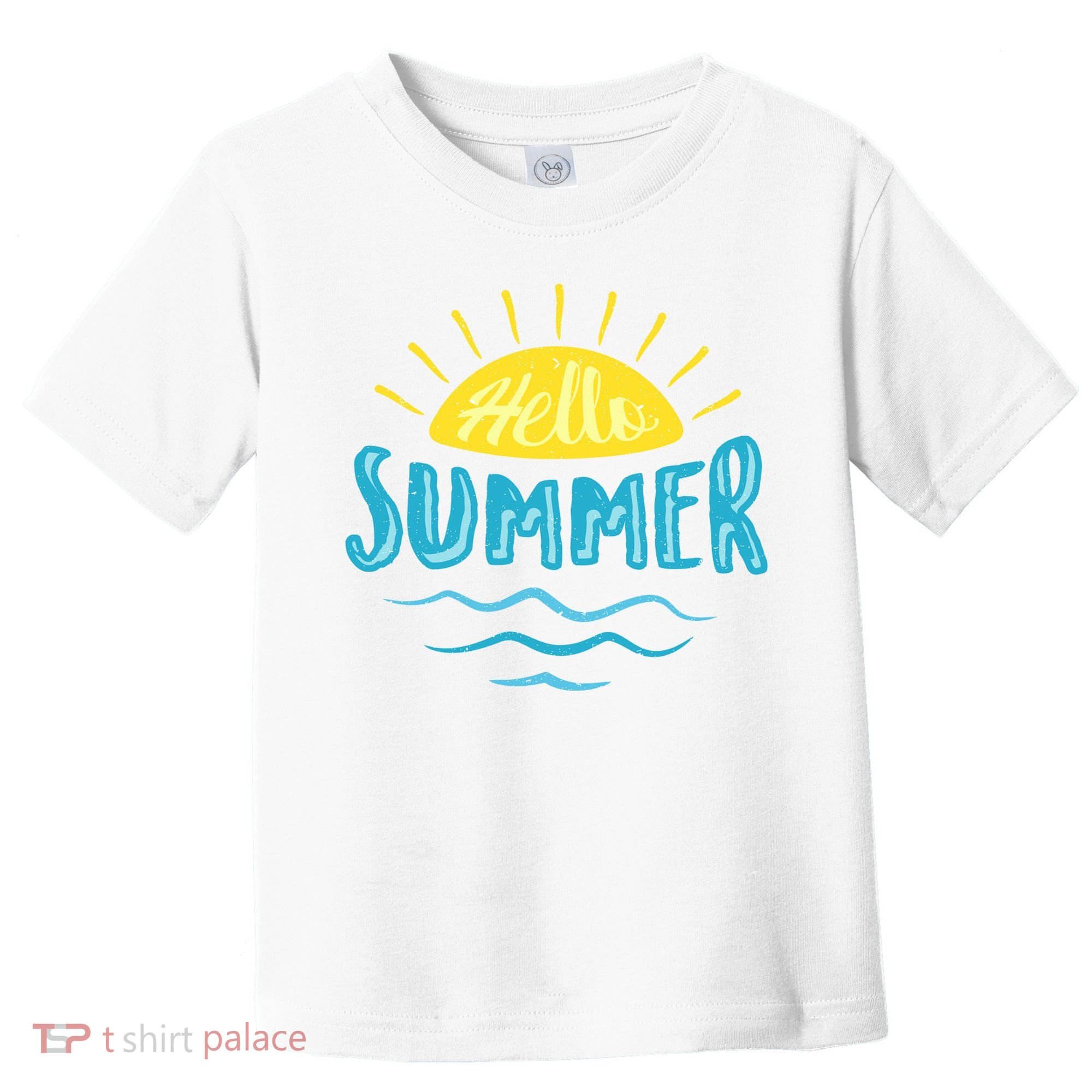 Hello Summer Sunset Toddler T-Shirt