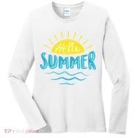 Hello Summer Sunset Women's Long Sleeve Shirt thumb 0