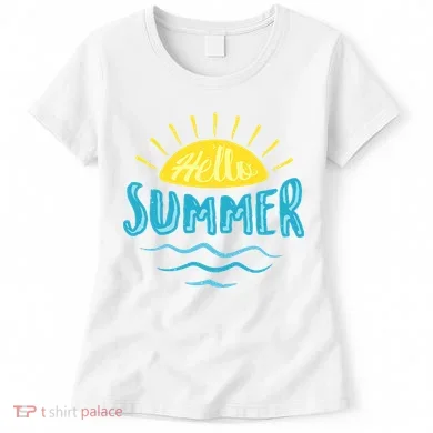 Hello Summer Sunset Women's T-Shirt