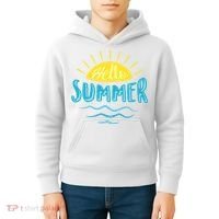 Hello Summer Sunset Kids Hoodie thumb 4