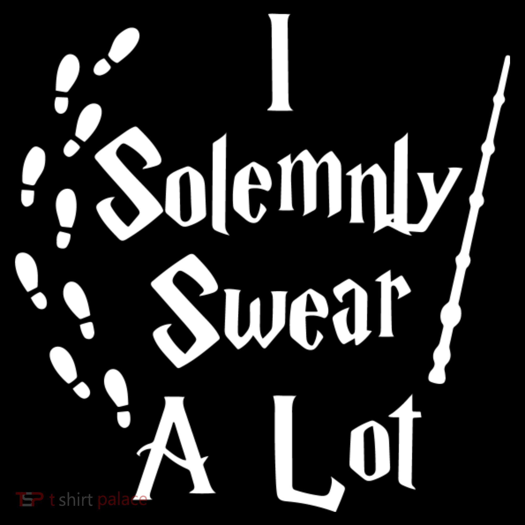 Harry Solemnly Swear A Lot Quotes Wizard Witch Coaster