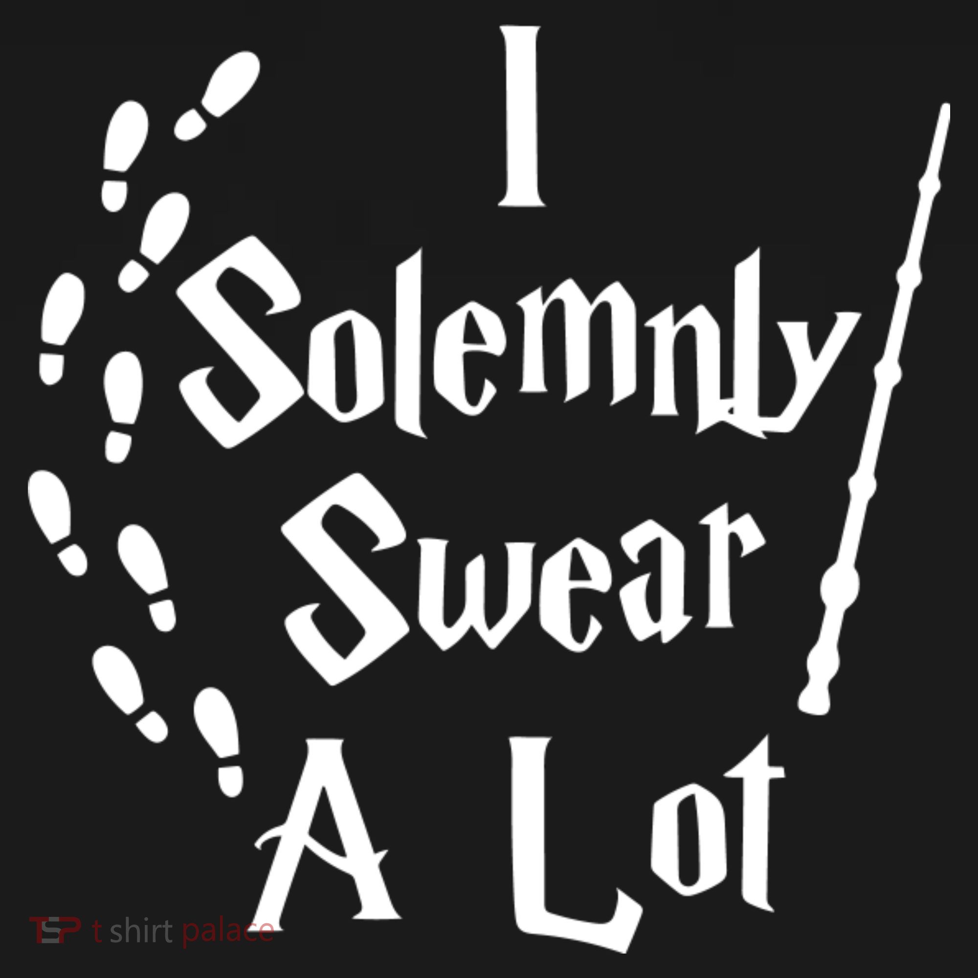 Harry Solemnly Swear A Lot Quotes Wizard Witch Toddler Hoodie