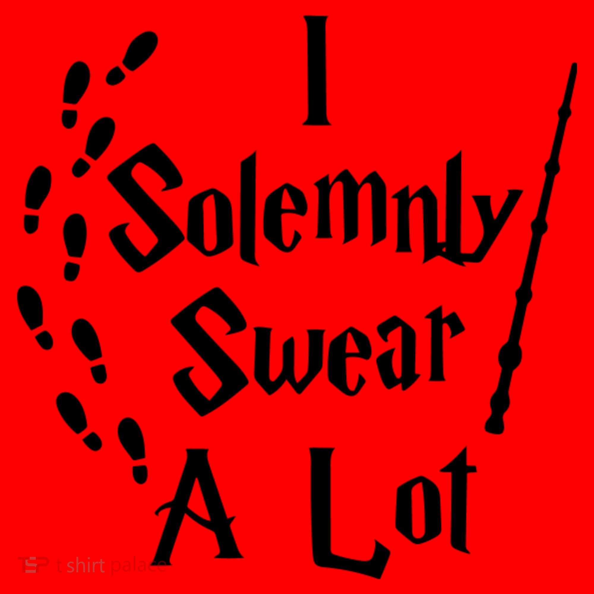 Harry Solemnly Swear A Lot Quotes Wizard Witch Santa Hat