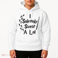 Harry Solemnly Swear A Lot Quotes Wizard Witch Hoodie thumb 2