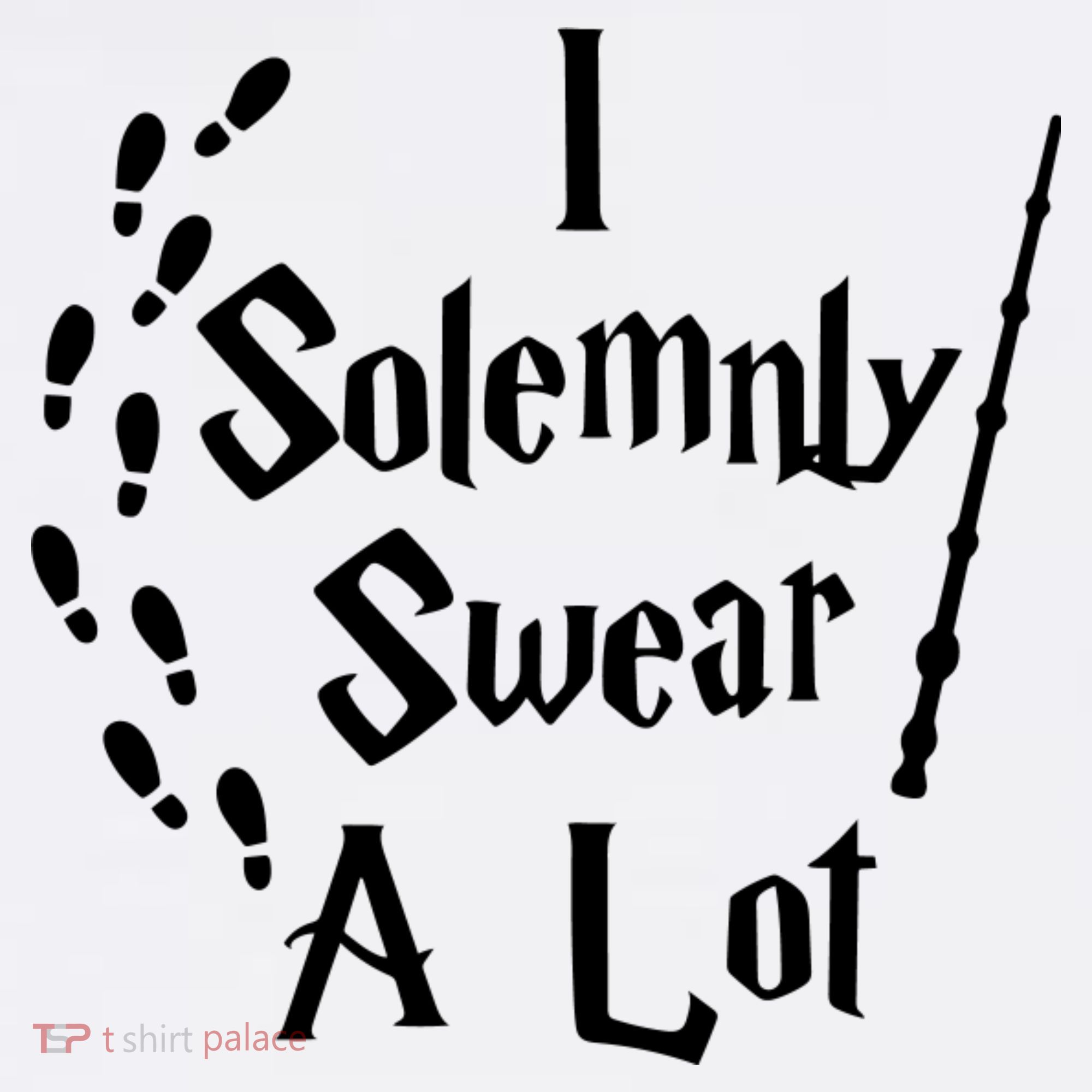 Harry Solemnly Swear A Lot Quotes Wizard Witch Apron