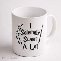 Harry Solemnly Swear A Lot Quotes Wizard Witch Coffee Mug thumb 1