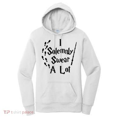 Harry Solemnly Swear A Lot Quotes Wizard Witch Women's Hoodie